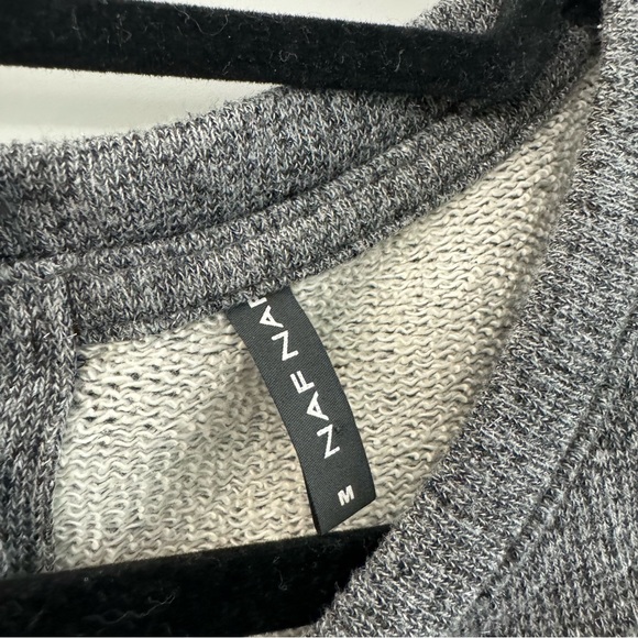 grey sweater with elegant back detailing sezane inspired sweater - Picture 3 of 4
